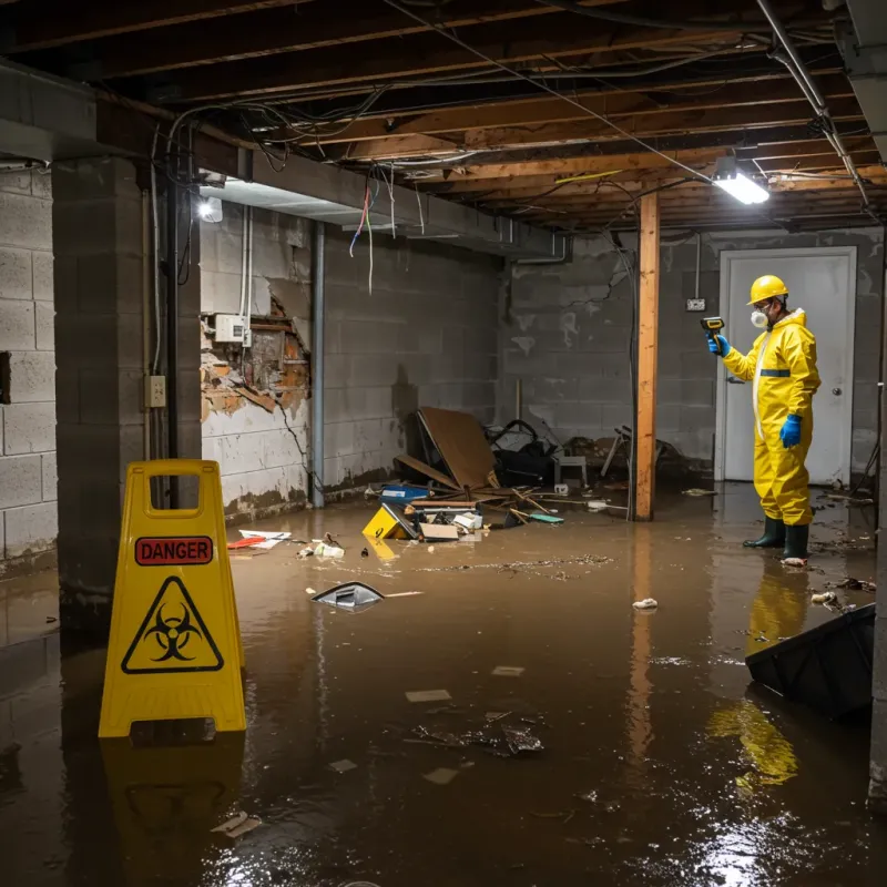 Flooded Basement Electrical Hazard in Ewa Villages, HI Property